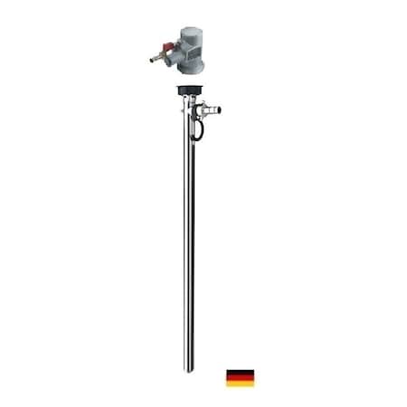 Flux Drum Pump, Stainless Steel, 39" Long, Air Operated Motor, 470W Power. 24-ZORO0231